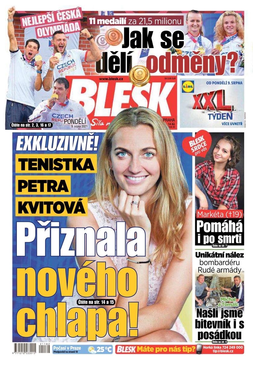 E-magazín BLESK - 9.8.2021 - CZECH NEWS CENTER a. s.