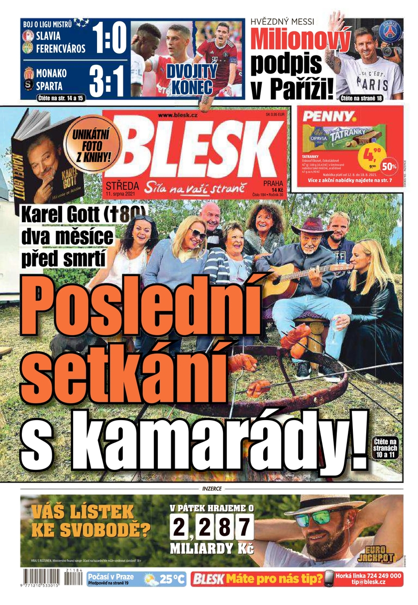 E-magazín BLESK - 11.8.2021 - CZECH NEWS CENTER a. s.