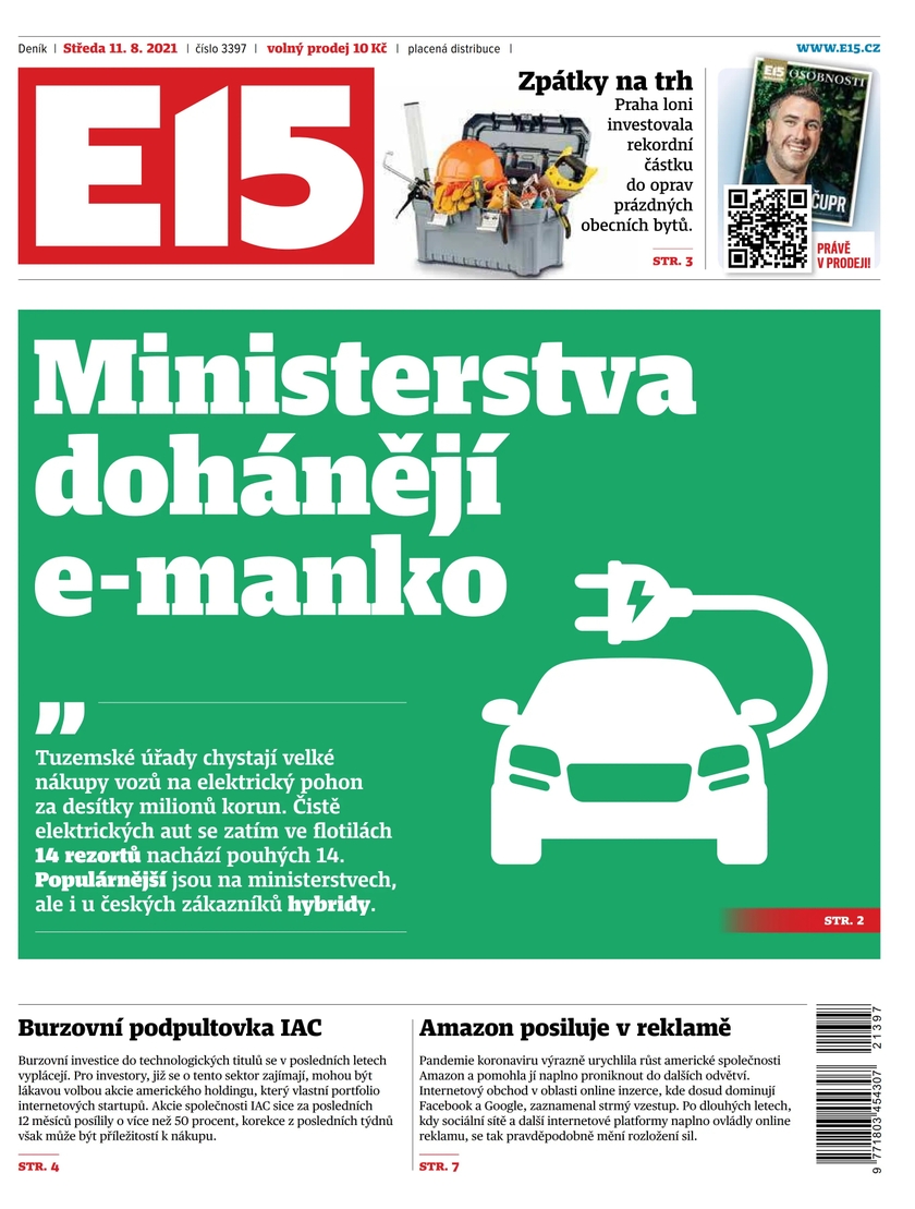 E-magazín e15 - 11.8.2021 - CZECH NEWS CENTER a. s.