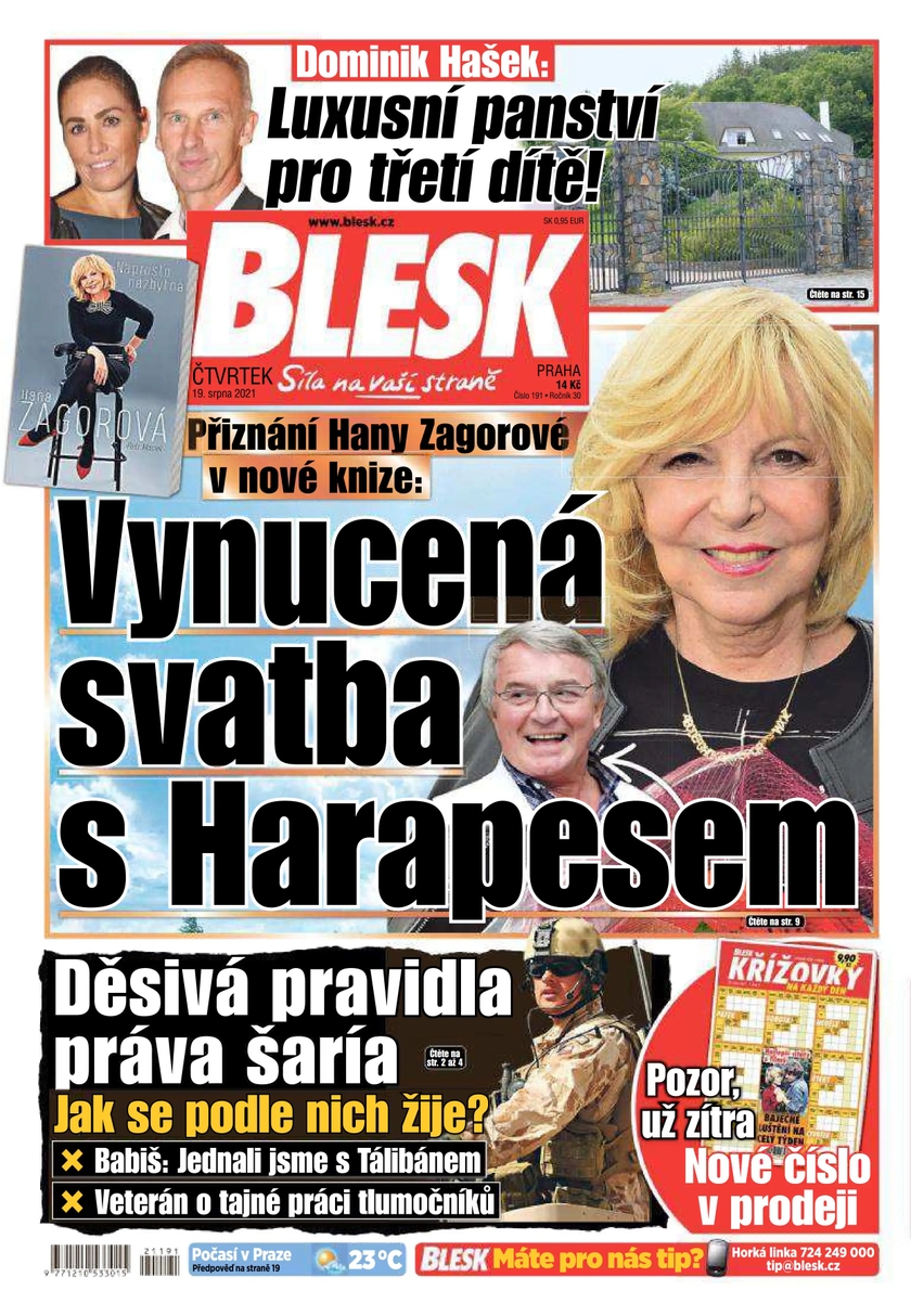 E-magazín BLESK - 19.8.2021 - CZECH NEWS CENTER a. s.
