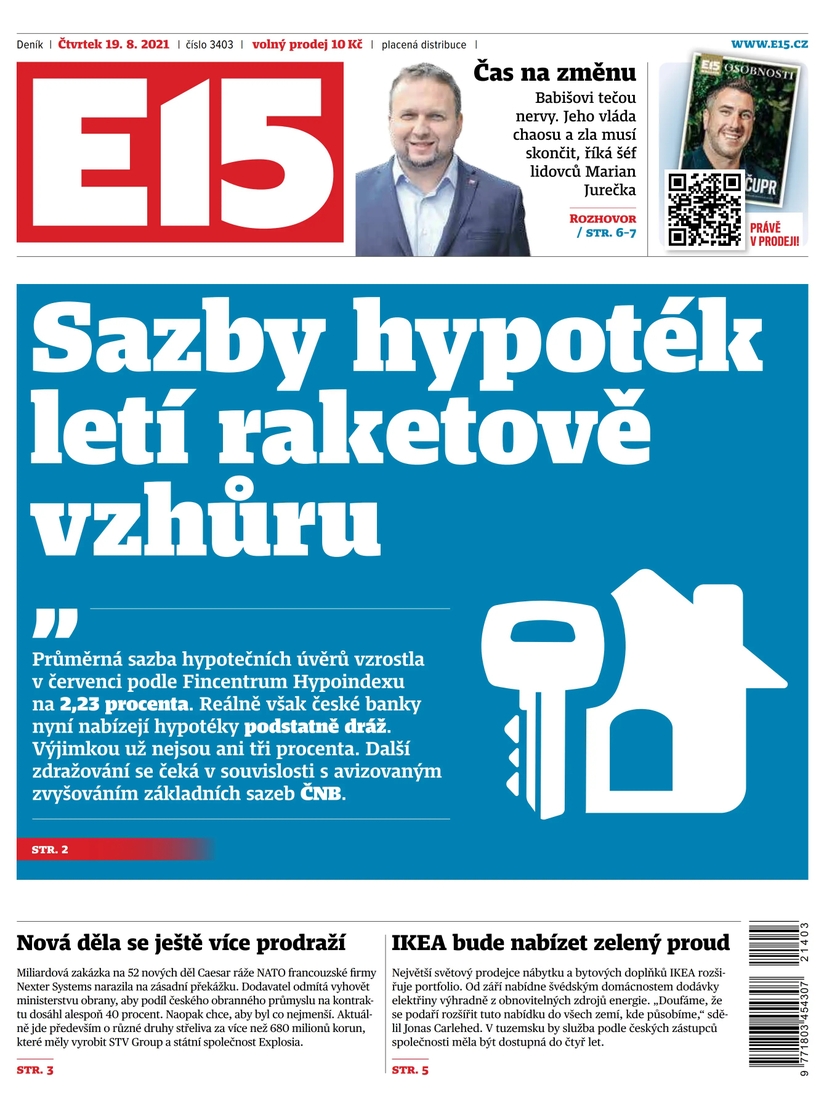 E-magazín e15 - 19.8.2021 - CZECH NEWS CENTER a. s.