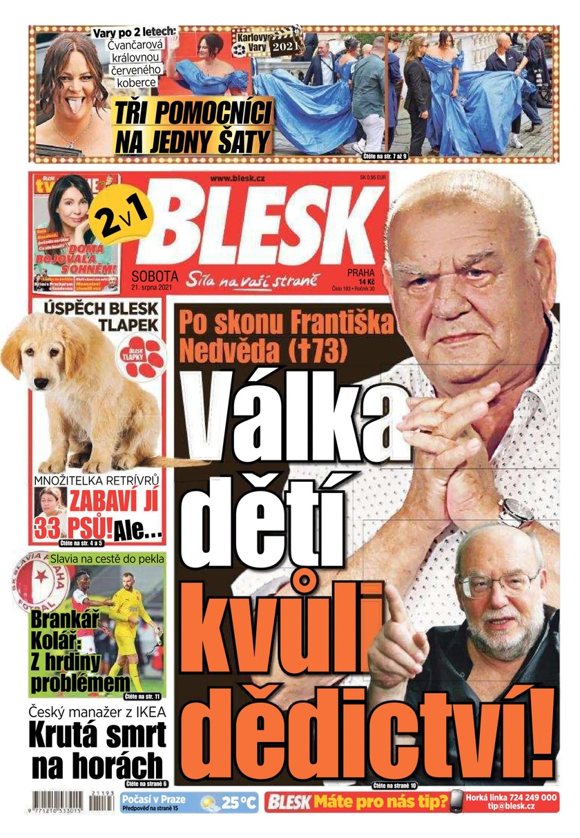 E-magazín BLESK - 21.8.2021 - CZECH NEWS CENTER a. s.