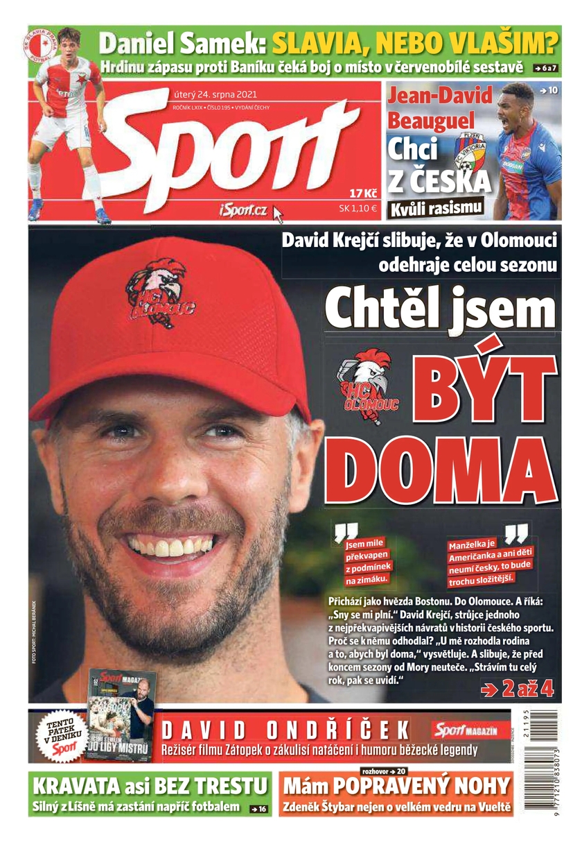 E-magazín Sport - 24.8.2021 - CZECH NEWS CENTER a. s.