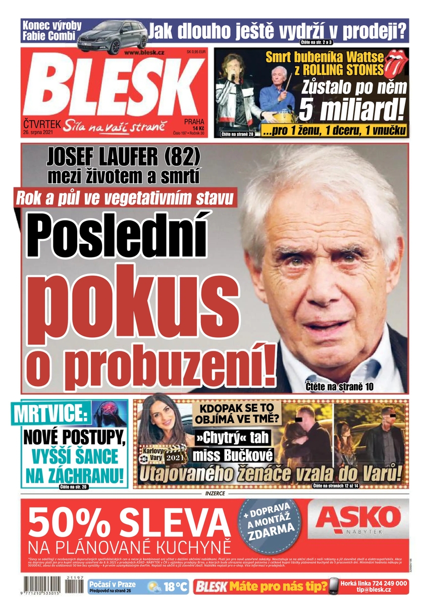 E-magazín BLESK - 26.8.2021 - CZECH NEWS CENTER a. s.