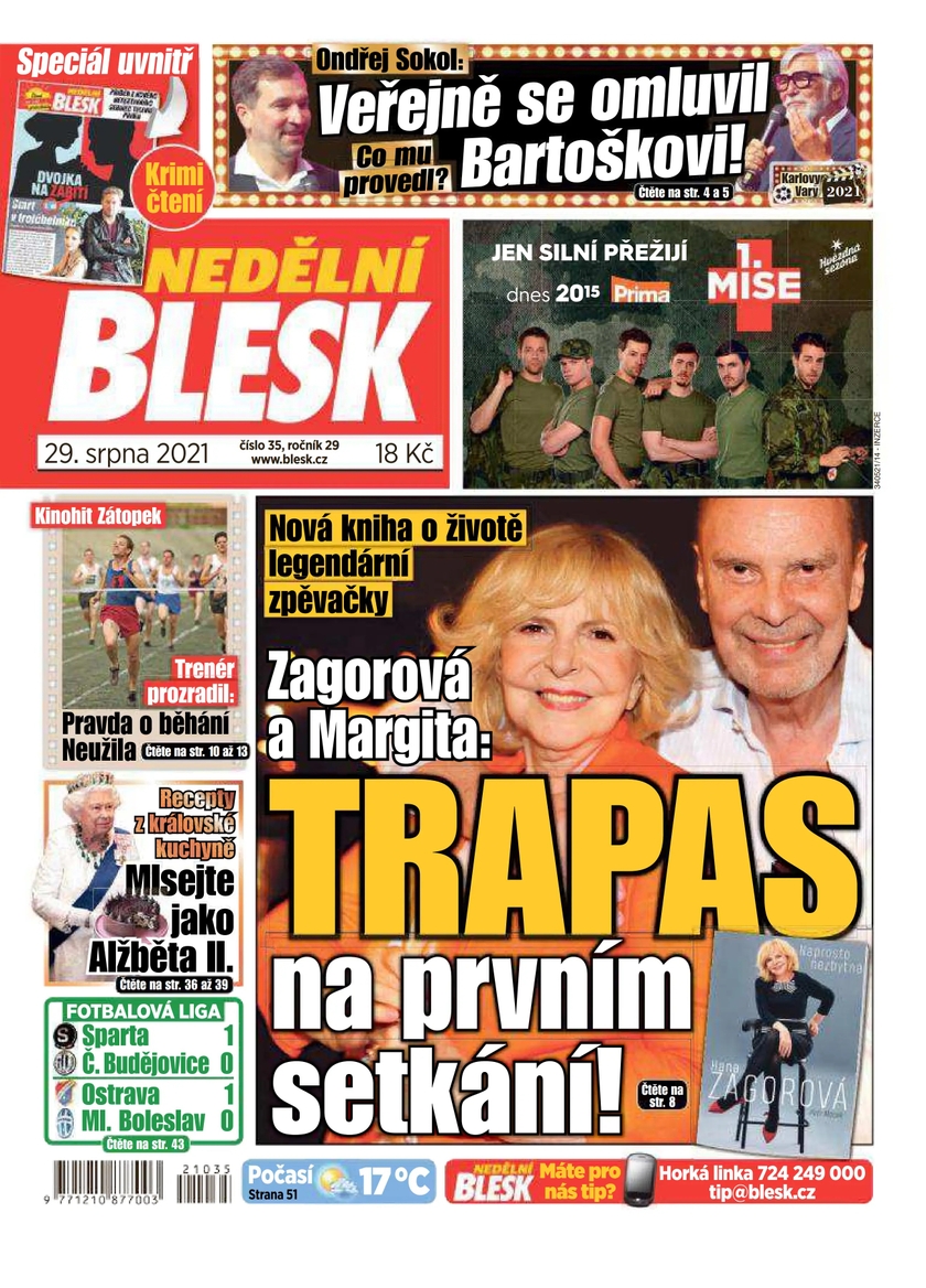 E-magazín NEDĚLNÍ BLESK - 35/2021 - CZECH NEWS CENTER a. s.