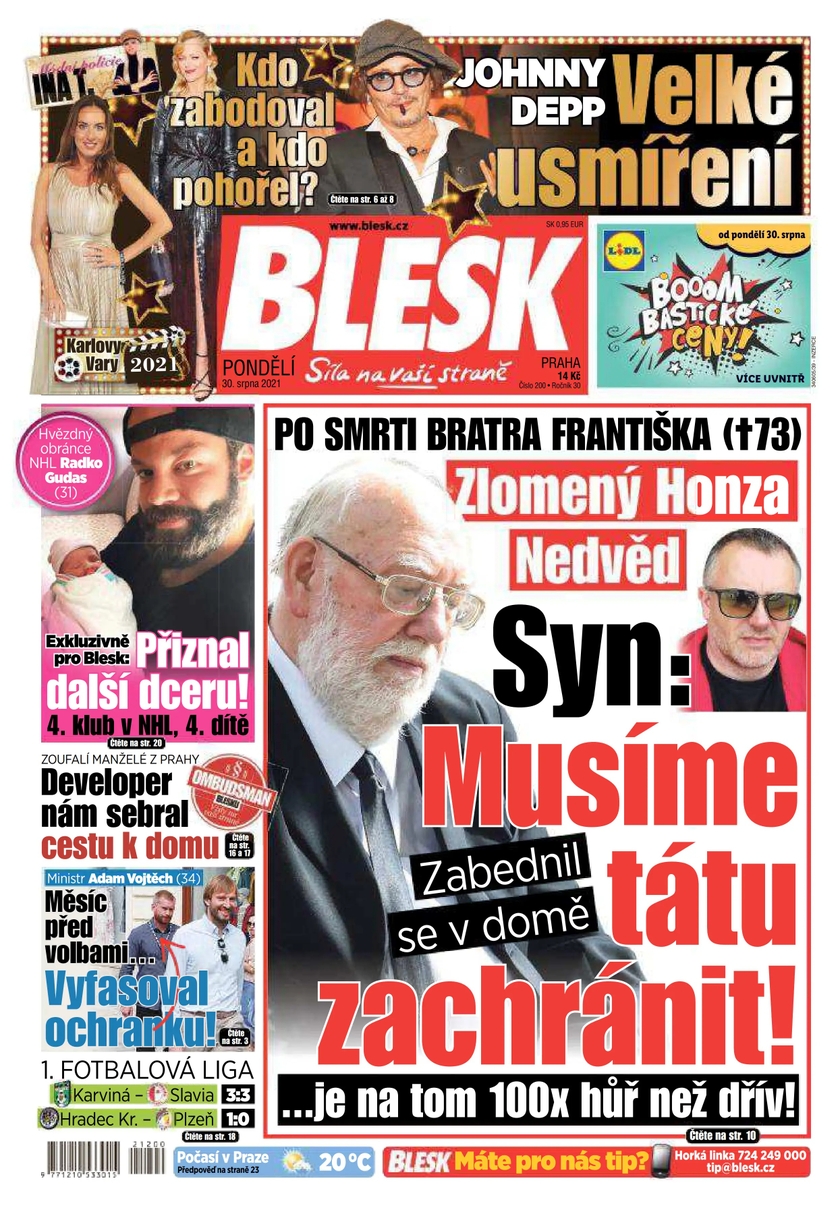 E-magazín BLESK - 30.8.2021 - CZECH NEWS CENTER a. s.