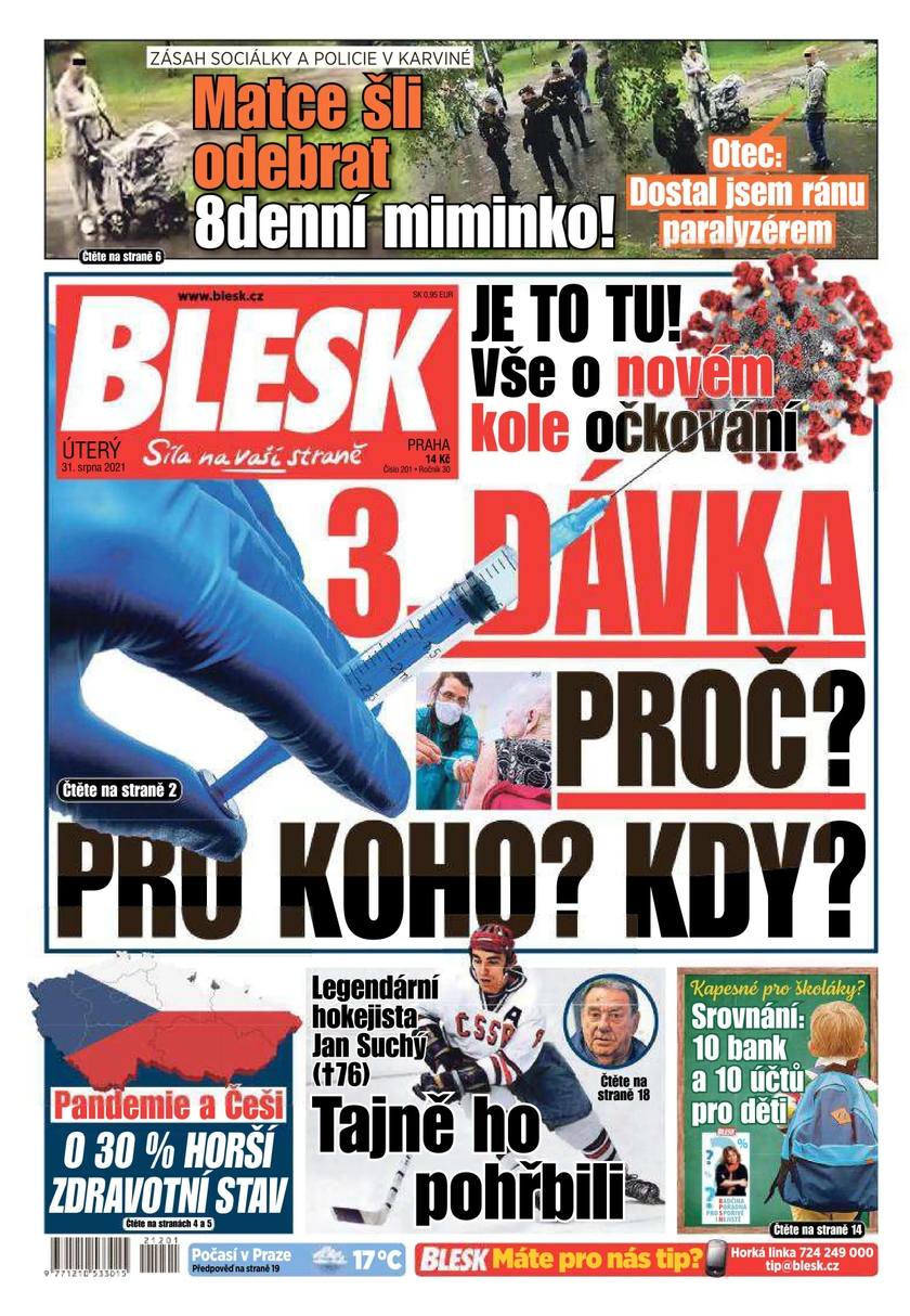 E-magazín BLESK - 31.8.2021 - CZECH NEWS CENTER a. s.