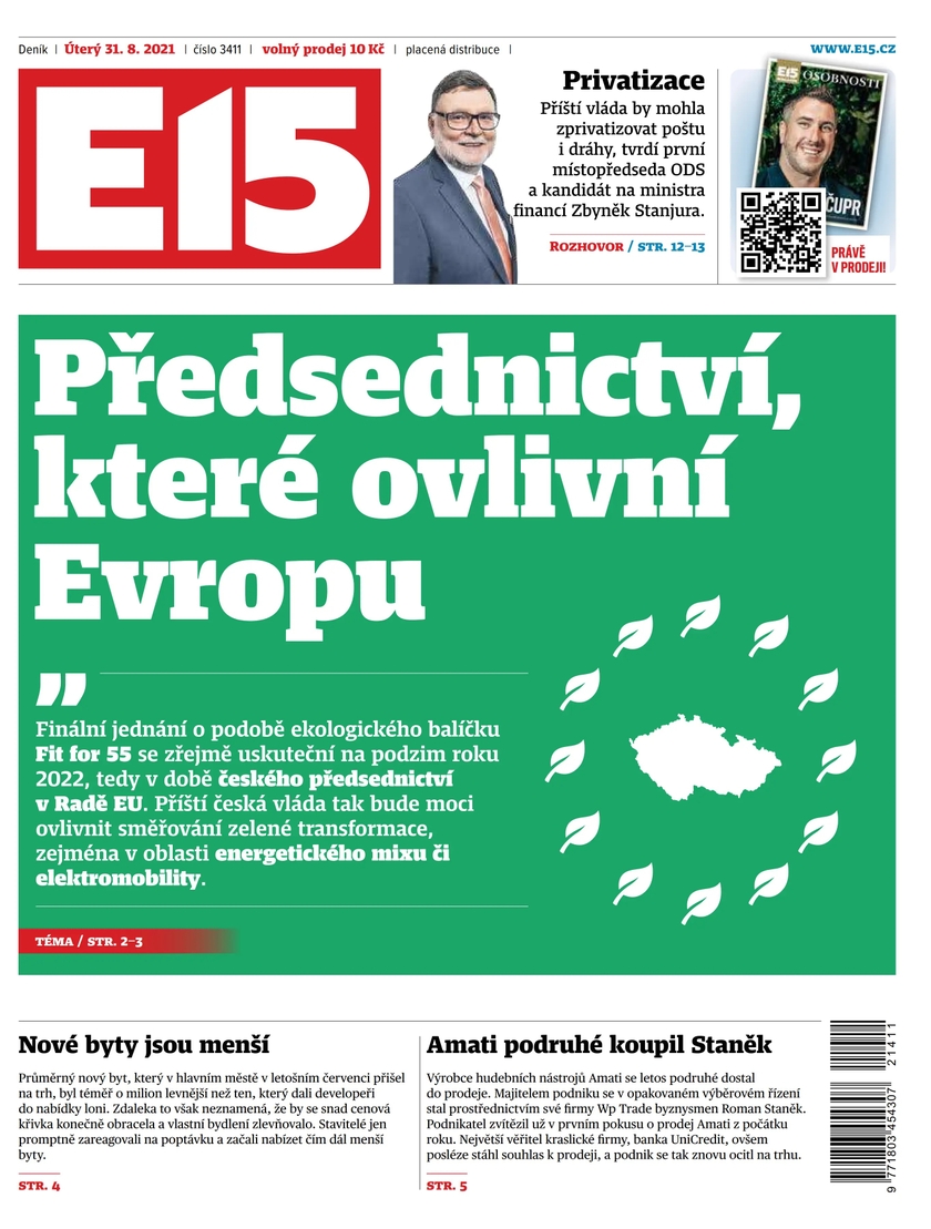 E-magazín e15 - 31.8.2021 - CZECH NEWS CENTER a. s.