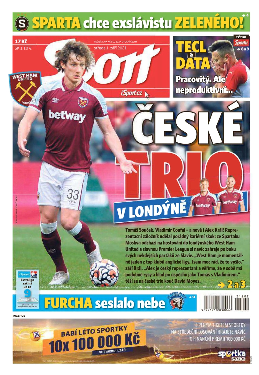 E-magazín Sport - 1.9.2021 - CZECH NEWS CENTER a. s.