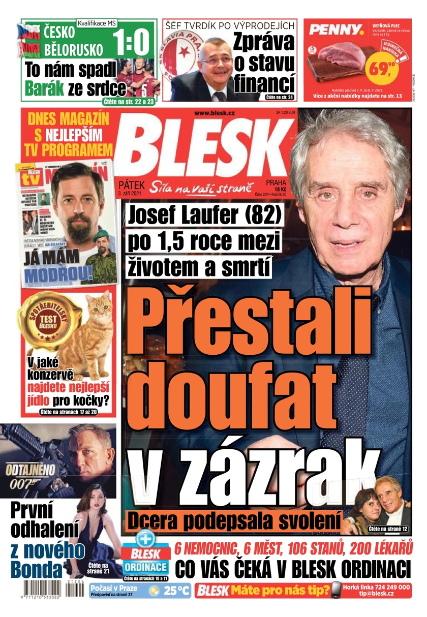 E-magazín BLESK - 3.9.2021 - CZECH NEWS CENTER a. s.