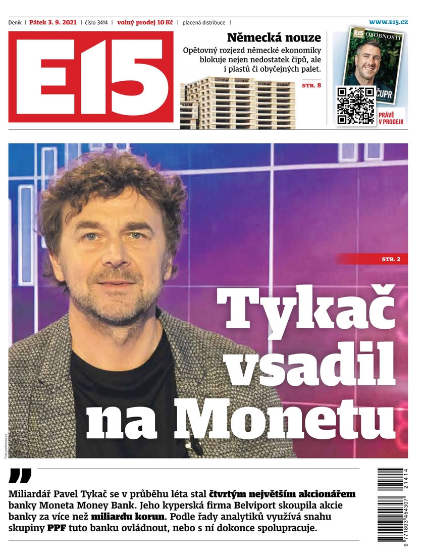 E-magazín e15 - 3.9.2021 - CZECH NEWS CENTER a. s.