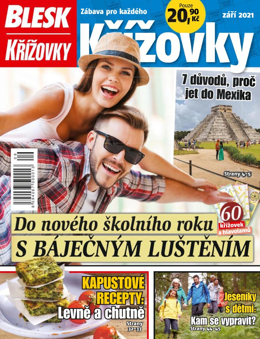 E-magazín BLESK KŘÍŽOVKY - 9/2021 - CZECH NEWS CENTER a. s.