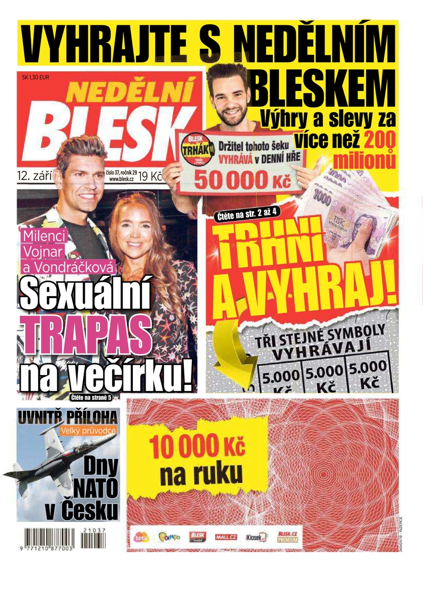 E-magazín NEDĚLNÍ BLESK - 37/2021 - CZECH NEWS CENTER a. s.