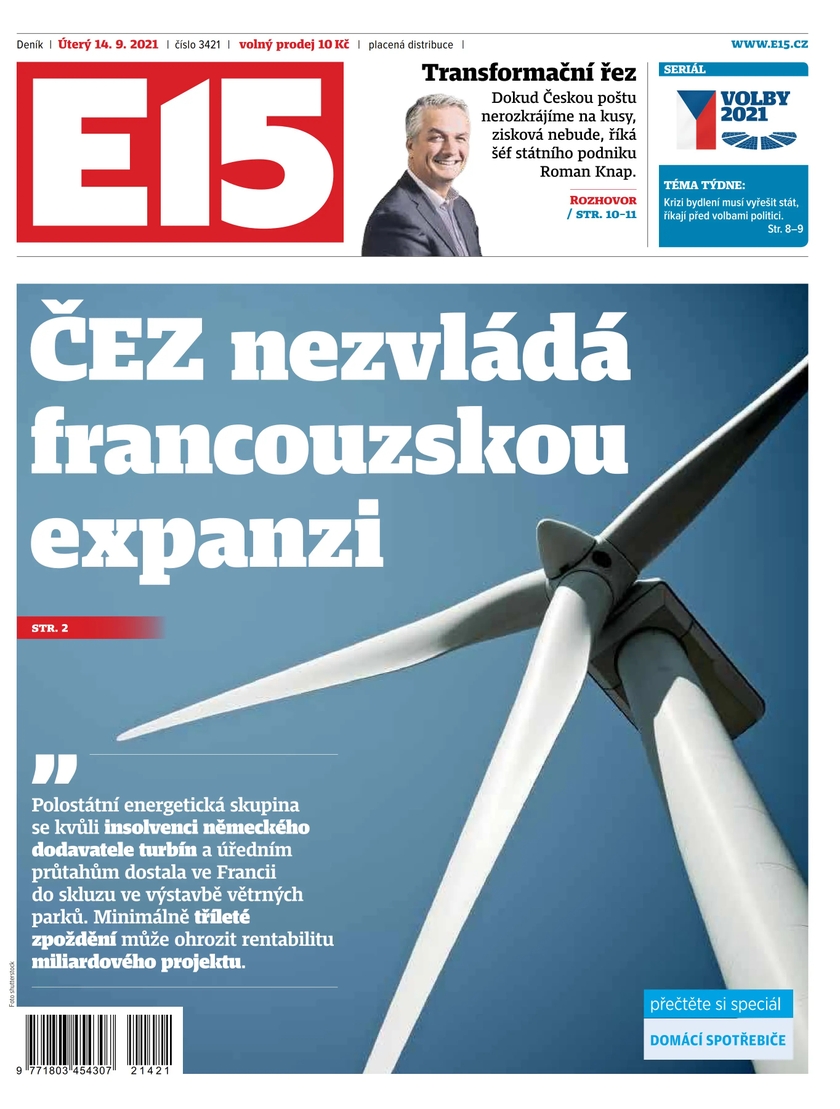 E-magazín e15 - 14.9.2021 - CZECH NEWS CENTER a. s.