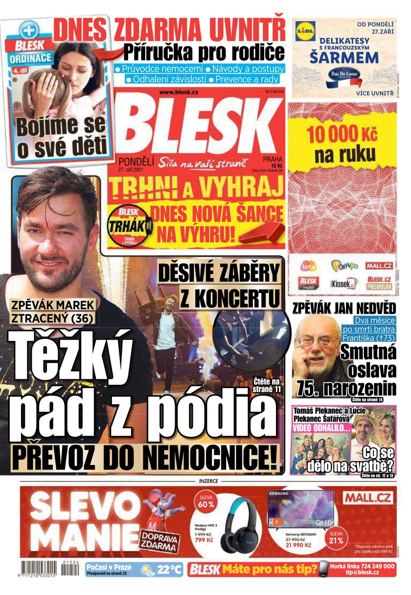 E-magazín BLESK - 27.9.2021 - CZECH NEWS CENTER a. s.