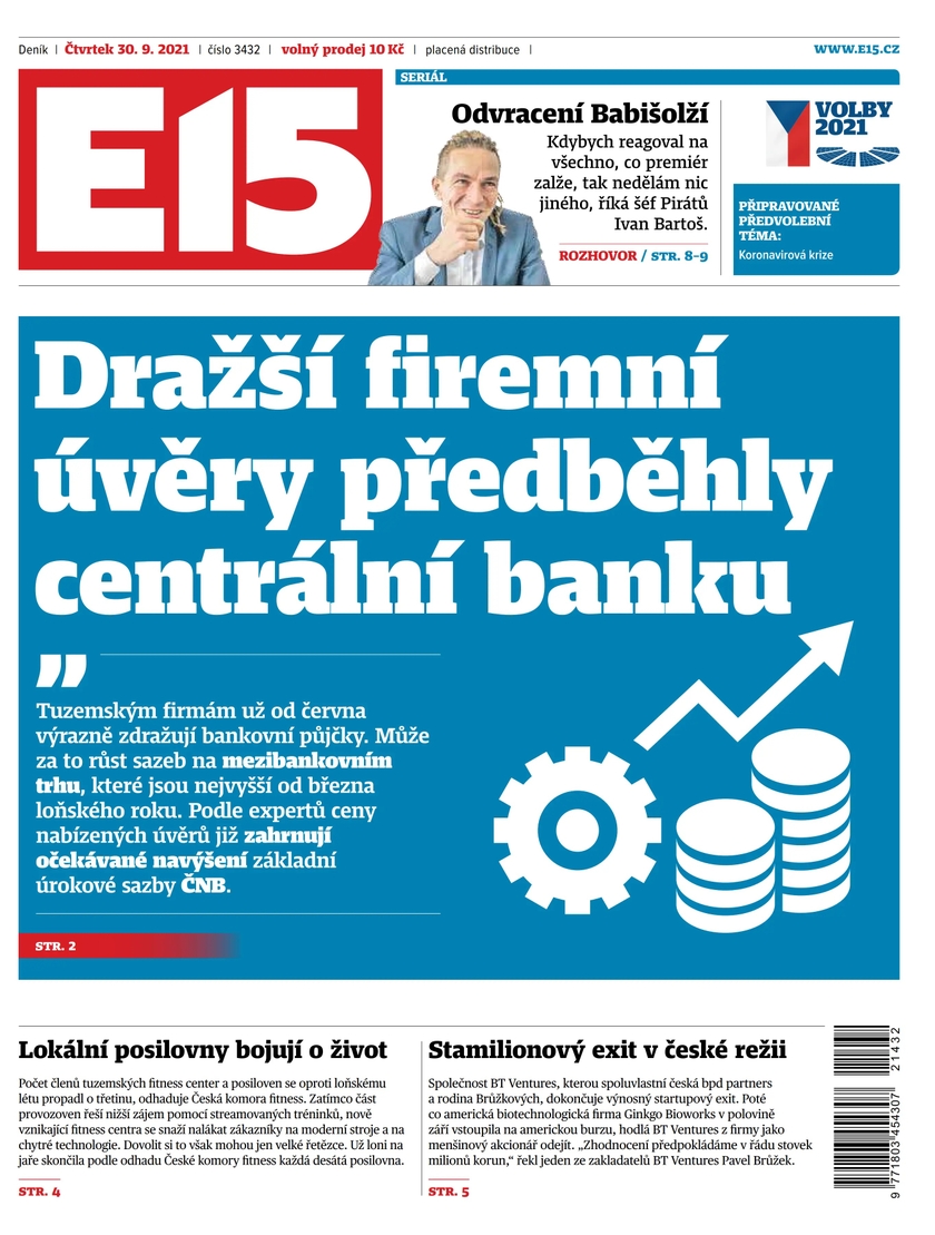 E-magazín e15 - 30.9.2021 - CZECH NEWS CENTER a. s.