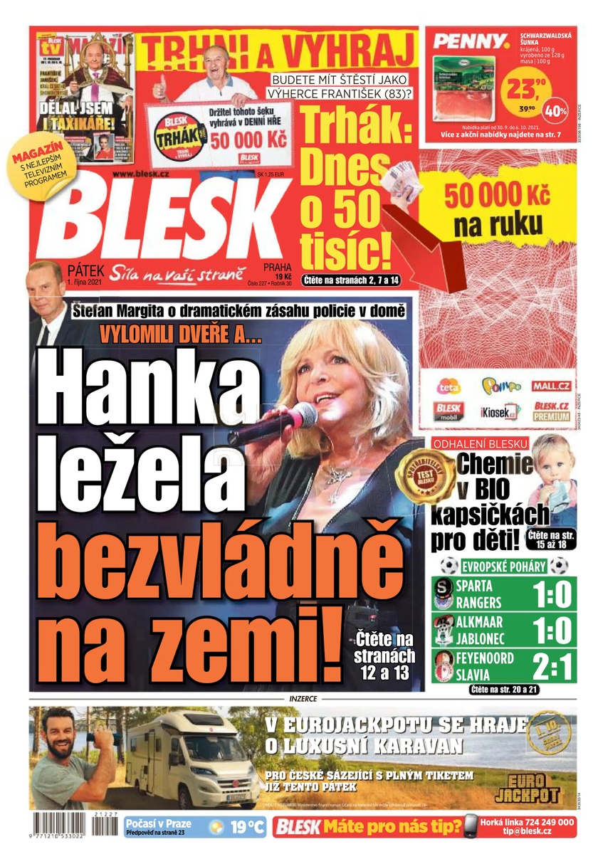 E-magazín BLESK - 1.10.2021 - CZECH NEWS CENTER a. s.