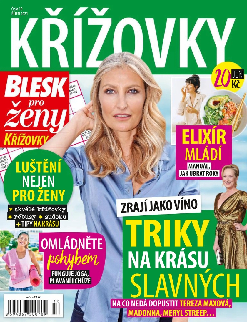 E-magazín BLESK pro ženy KŘÍŽOVKY - 10/2021 - CZECH NEWS CENTER a. s.