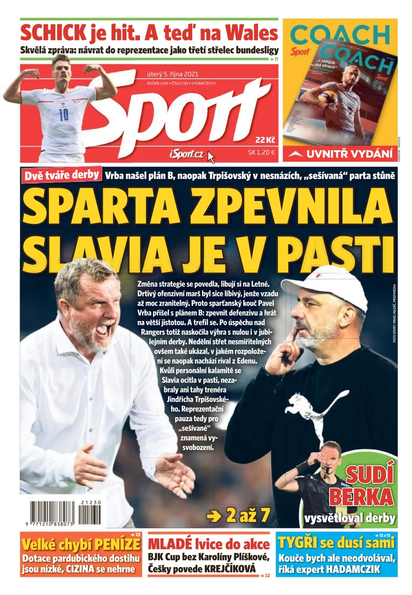 E-magazín Sport - 5.10.2021 - CZECH NEWS CENTER a. s.