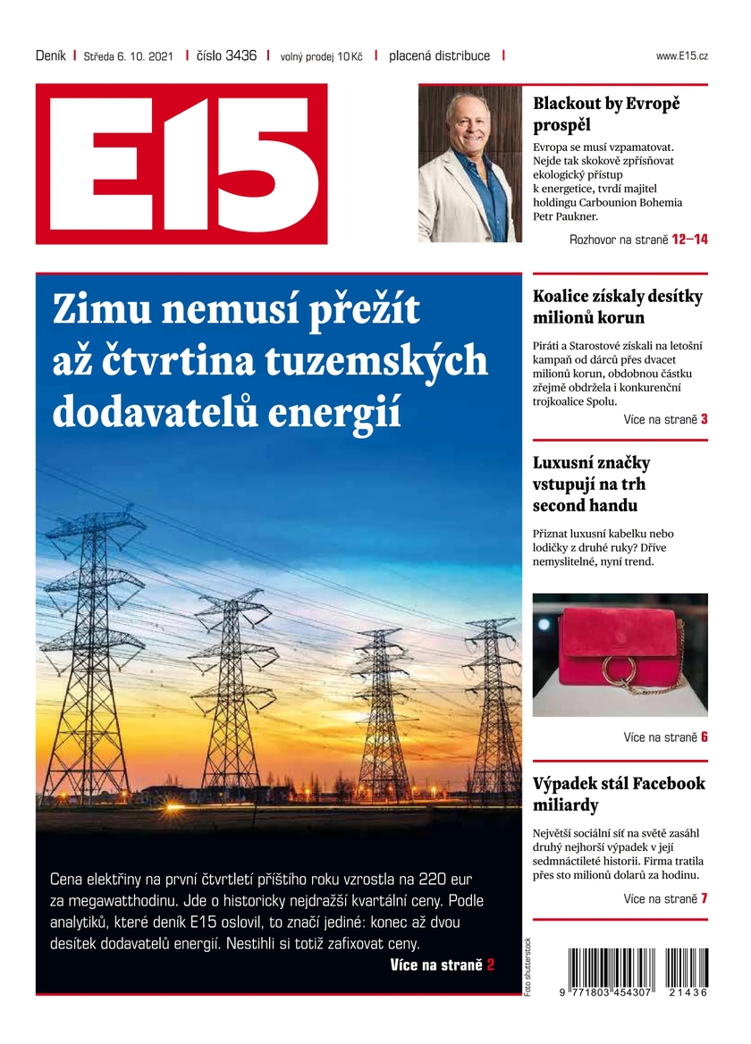 E-magazín e15 - 6.10.2021 - CZECH NEWS CENTER a. s.