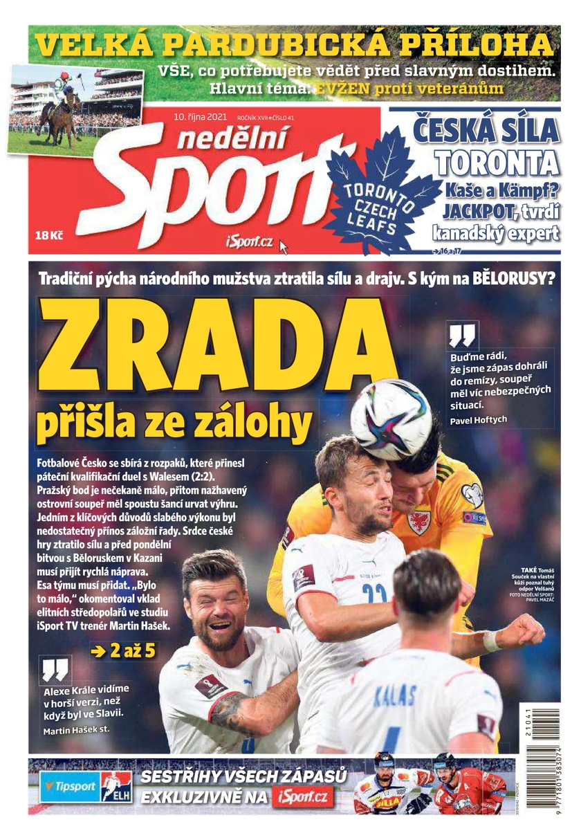 E-magazín nedělní Sport - 41/2021 - CZECH NEWS CENTER a. s.