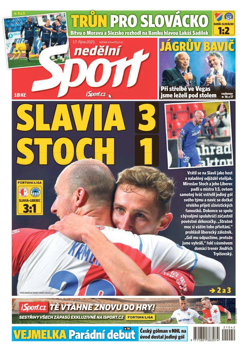 E-magazín nedělní Sport - 42/2021 - CZECH NEWS CENTER a. s.
