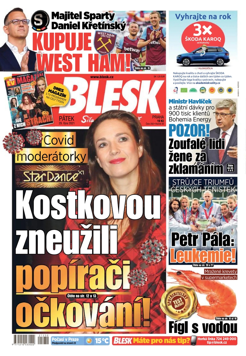 E-magazín BLESK - 29.10.2021 - CZECH NEWS CENTER a. s.