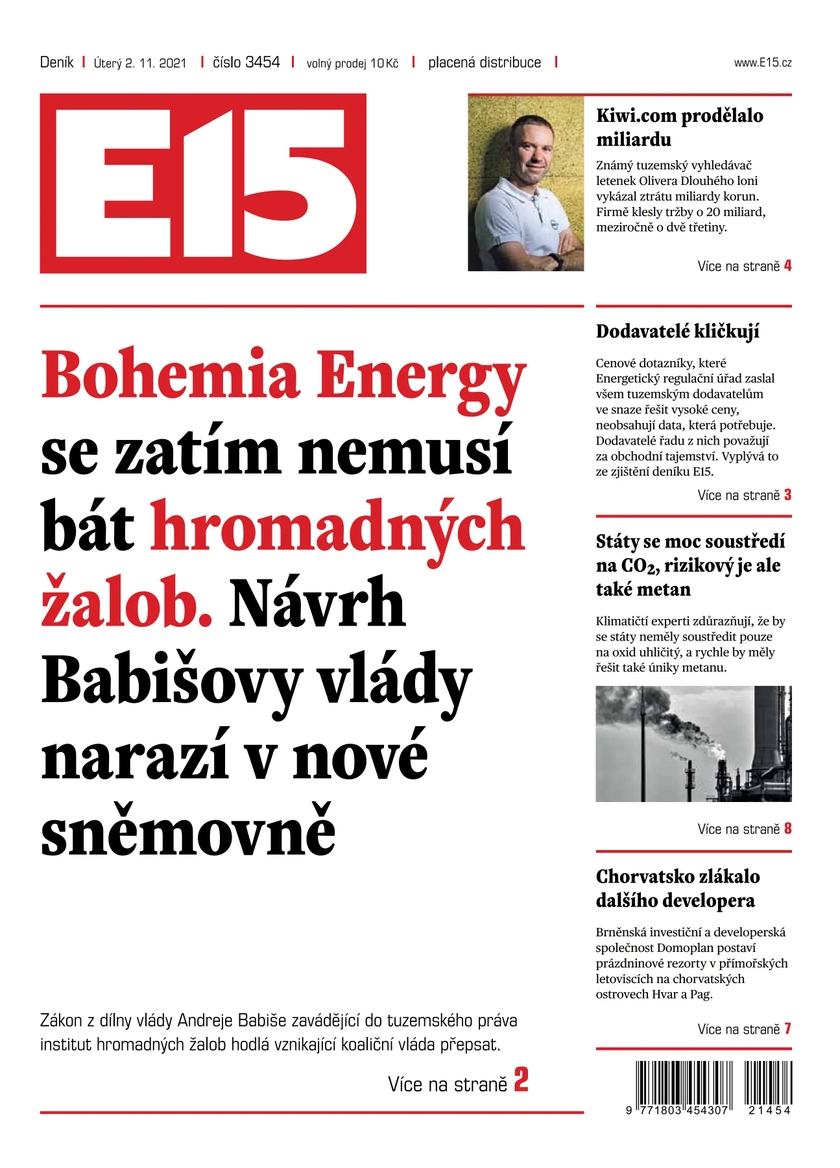 E-magazín e15 - 2.11.2021 - CZECH NEWS CENTER a. s.