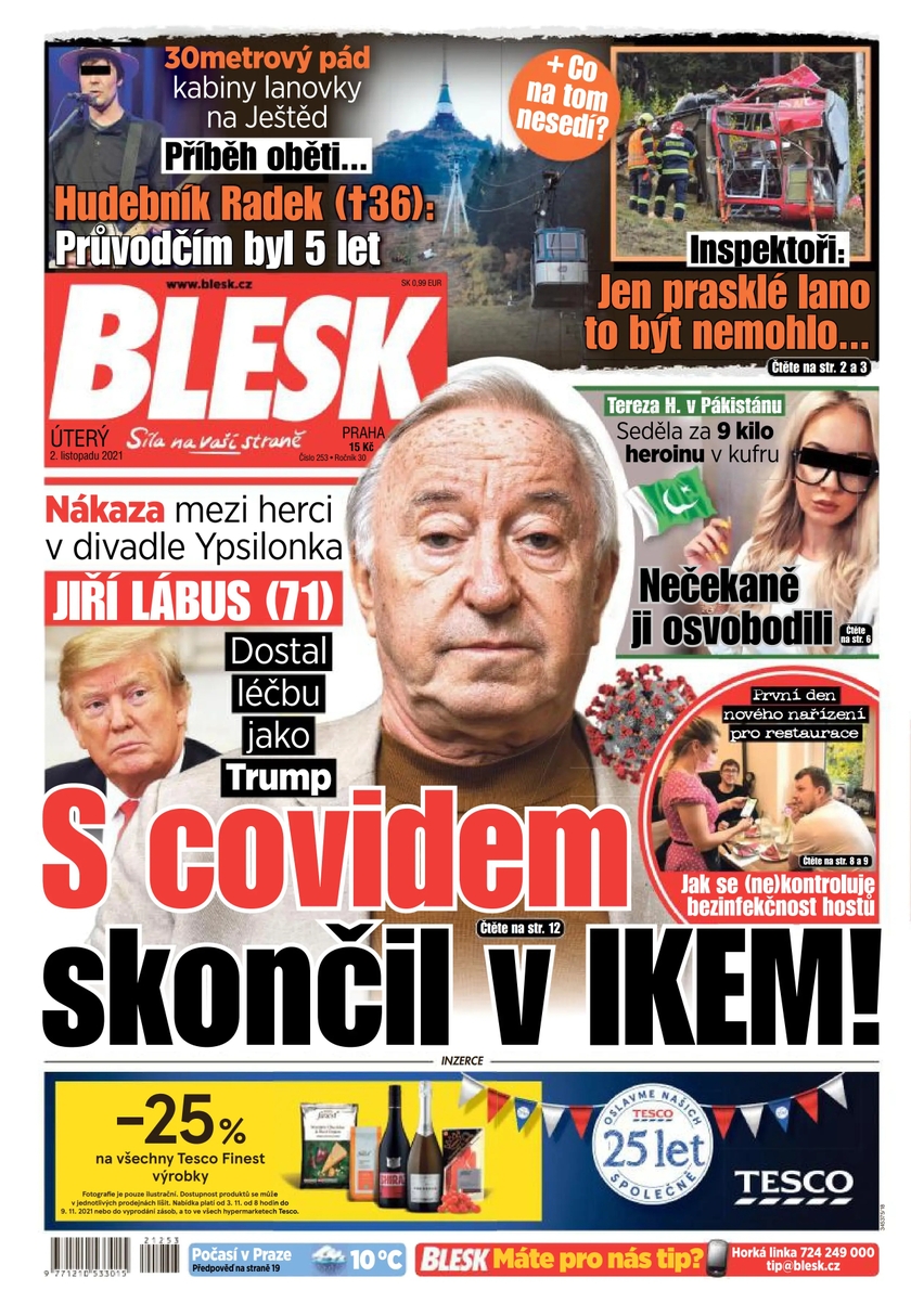 E-magazín BLESK - 2.11.2021 - CZECH NEWS CENTER a. s.