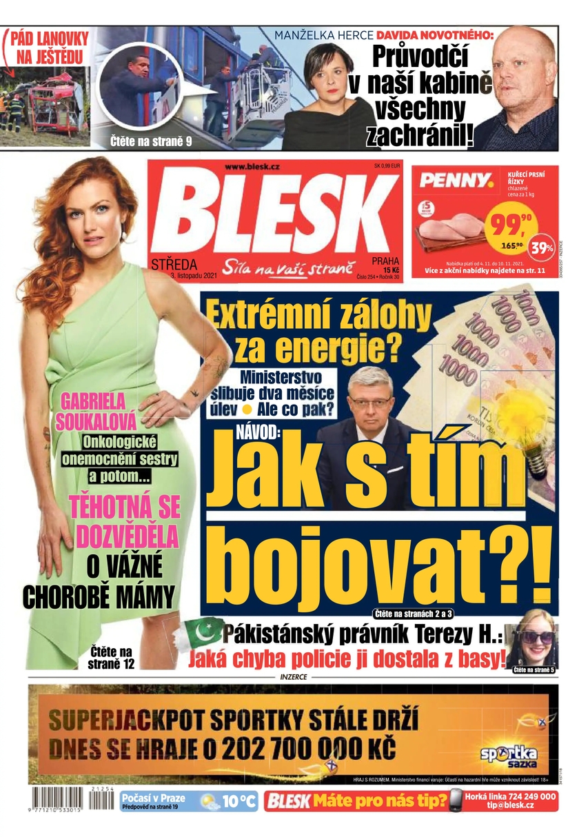 E-magazín BLESK - 3.11.2021 - CZECH NEWS CENTER a. s.