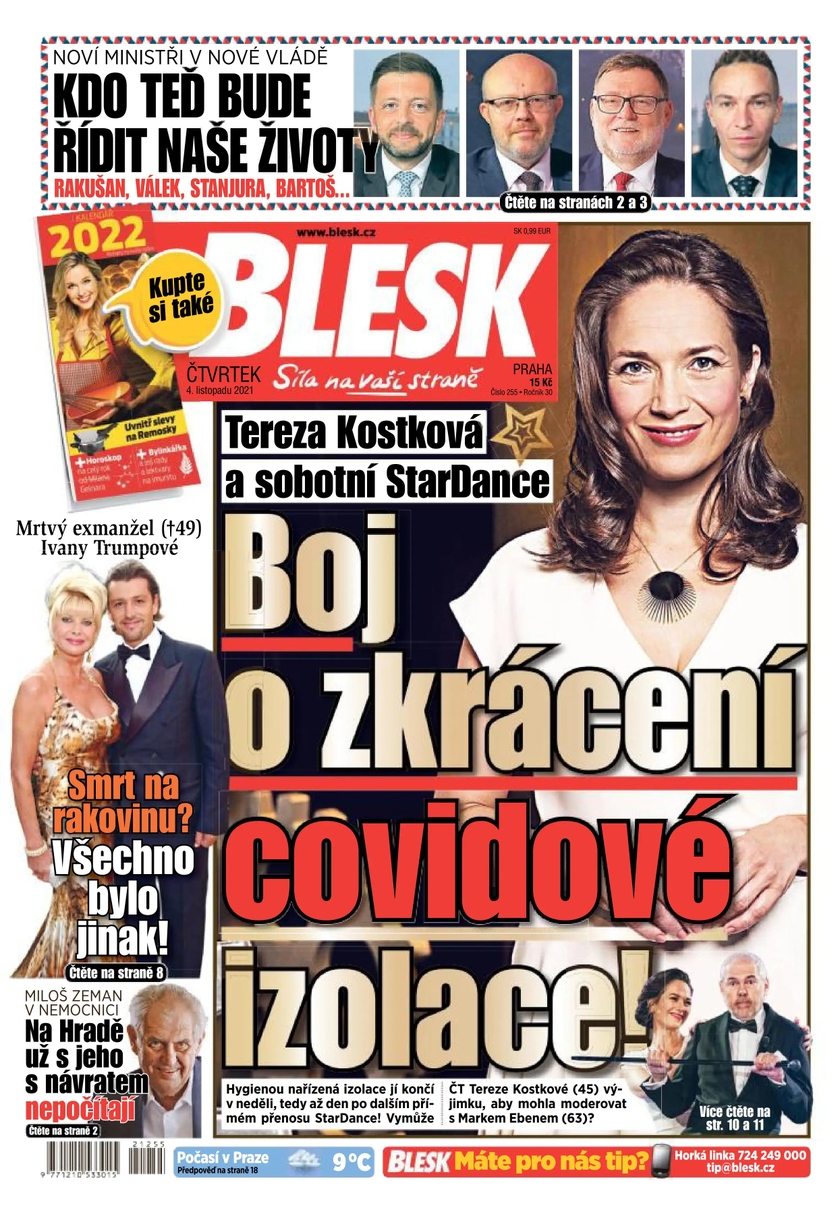 E-magazín BLESK - 4.11.2021 - CZECH NEWS CENTER a. s.