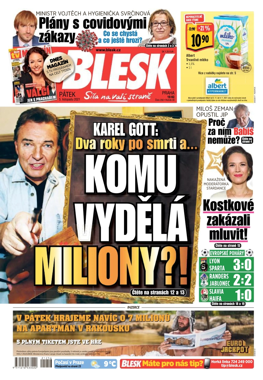 E-magazín BLESK - 5.11.2021 - CZECH NEWS CENTER a. s.