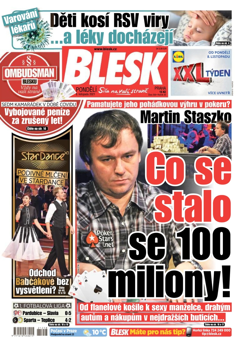E-magazín BLESK - 8.11.2021 - CZECH NEWS CENTER a. s.