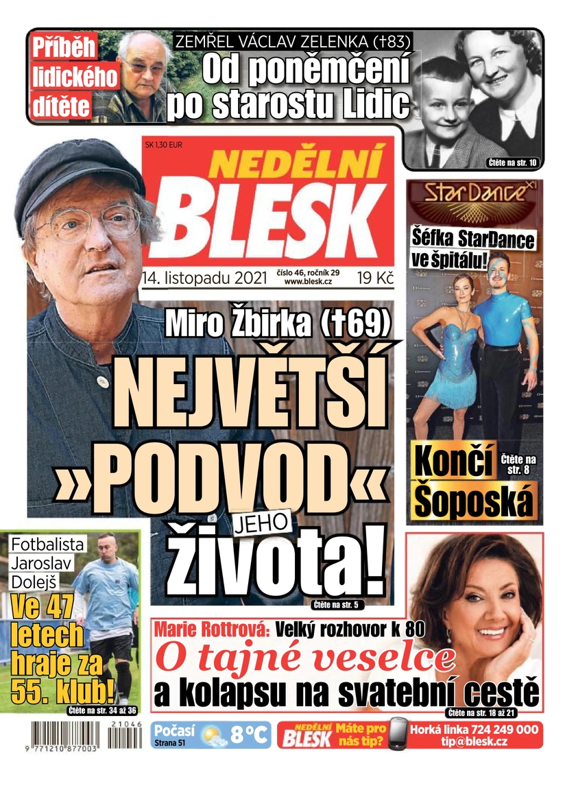 E-magazín NEDĚLNÍ BLESK - 46/2021 - CZECH NEWS CENTER a. s.