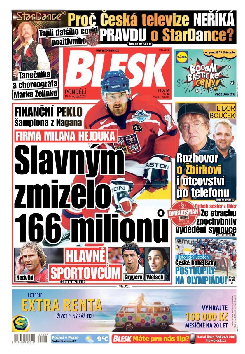 E-magazín BLESK - 15.11.2021 - CZECH NEWS CENTER a. s.