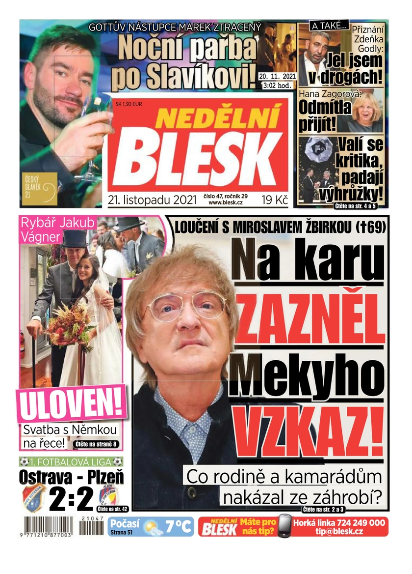 E-magazín NEDĚLNÍ BLESK - 47/2021 - CZECH NEWS CENTER a. s.