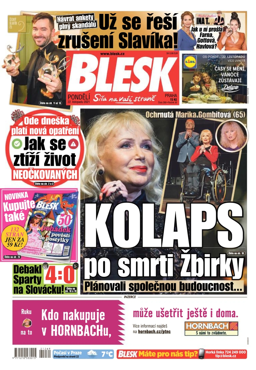 E-magazín BLESK - 22.11.2021 - CZECH NEWS CENTER a. s.