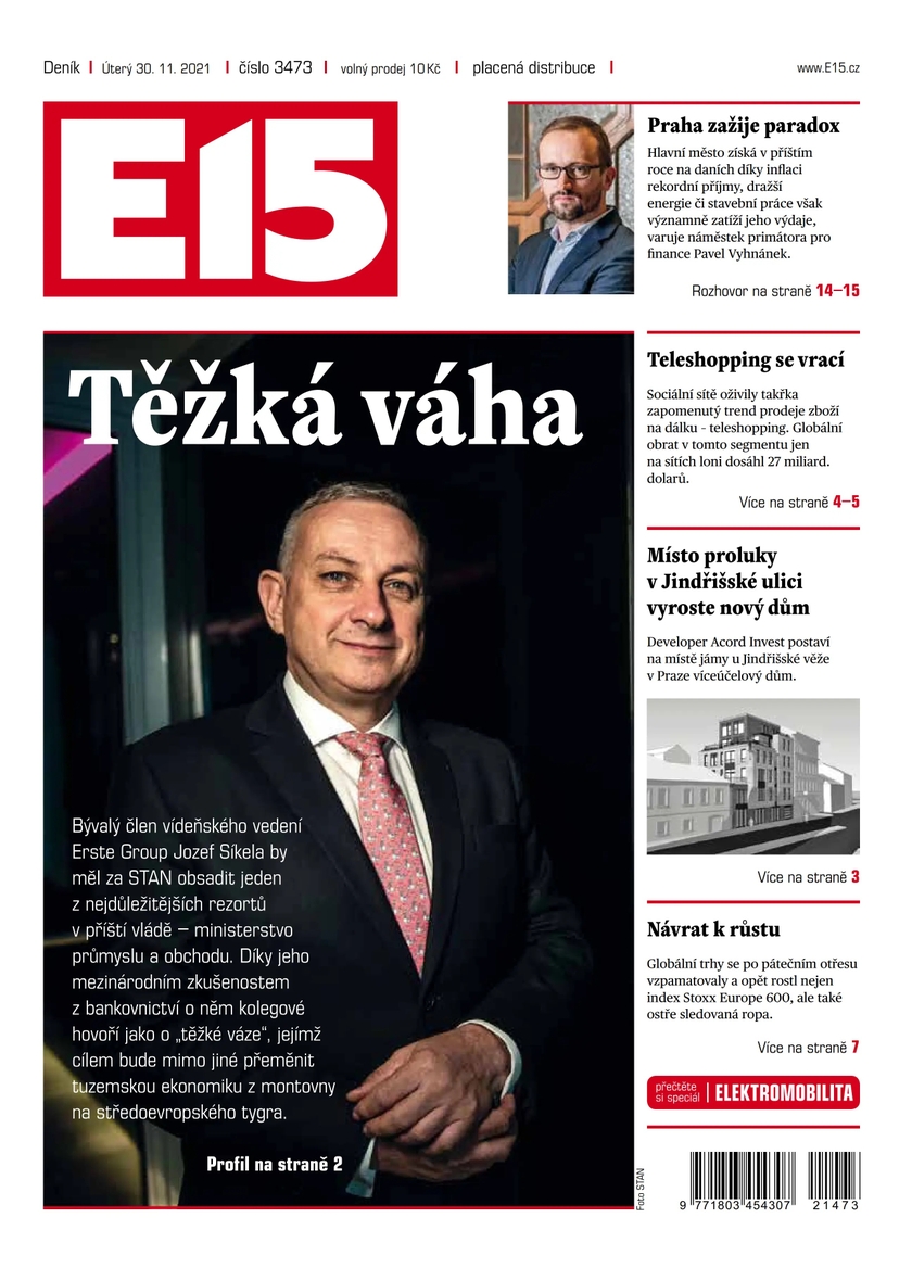 E-magazín e15 - 30.11.2021 - CZECH NEWS CENTER a. s.
