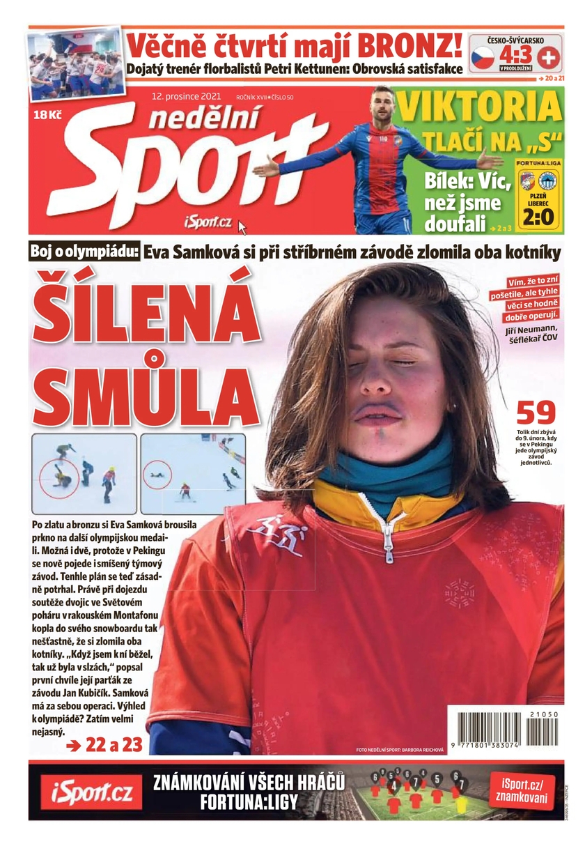 E-magazín nedělní Sport - 50/2021 - CZECH NEWS CENTER a. s.