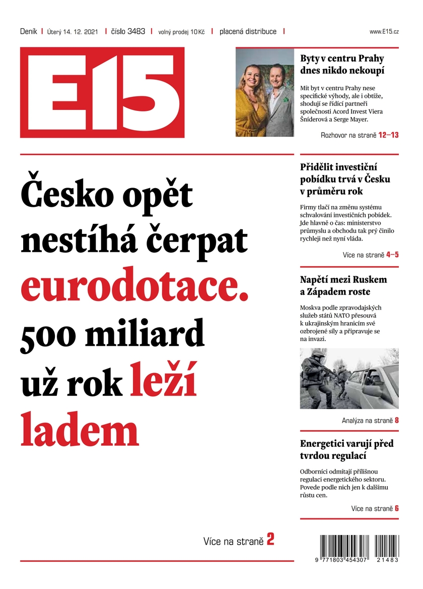 E-magazín e15 - 14.12.2021 - CZECH NEWS CENTER a. s.