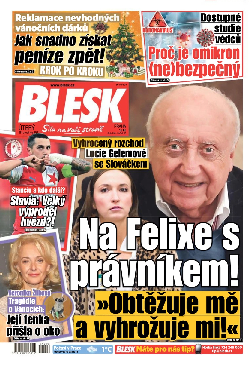 E-magazín BLESK - 28.12.2021 - CZECH NEWS CENTER a. s.