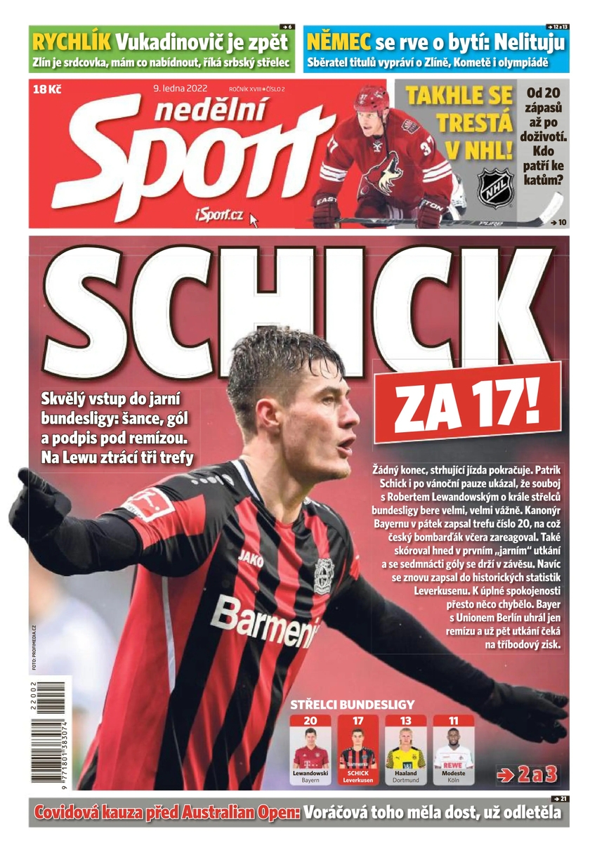 E-magazín nedělní Sport - 2/2022 - CZECH NEWS CENTER a. s.
