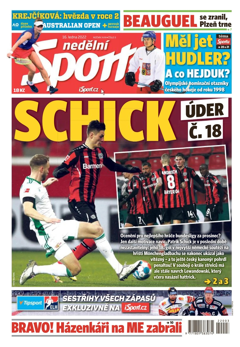 E-magazín nedělní Sport - 3/2022 - CZECH NEWS CENTER a. s.