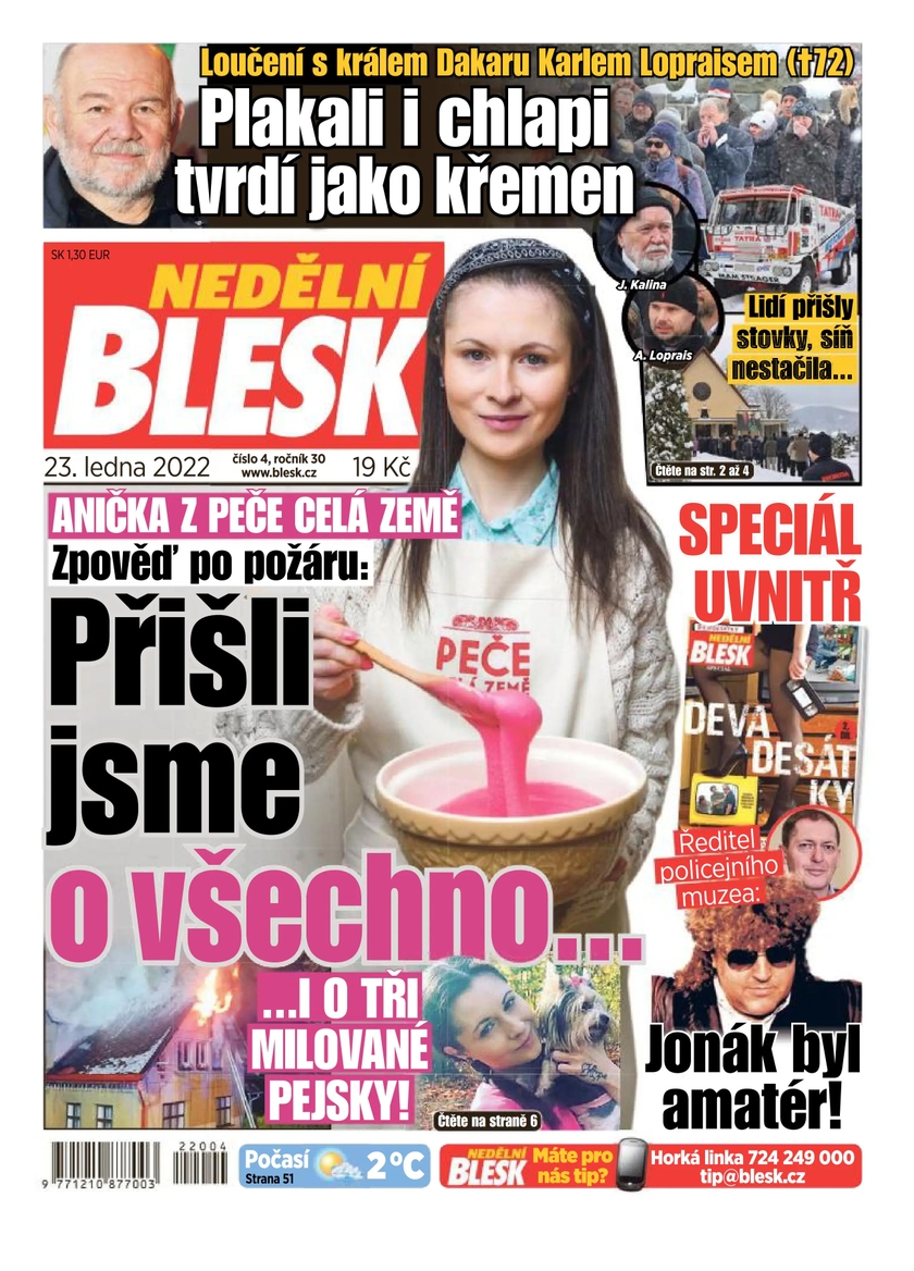 E-magazín NEDĚLNÍ BLESK - 4/2022 - CZECH NEWS CENTER a. s.