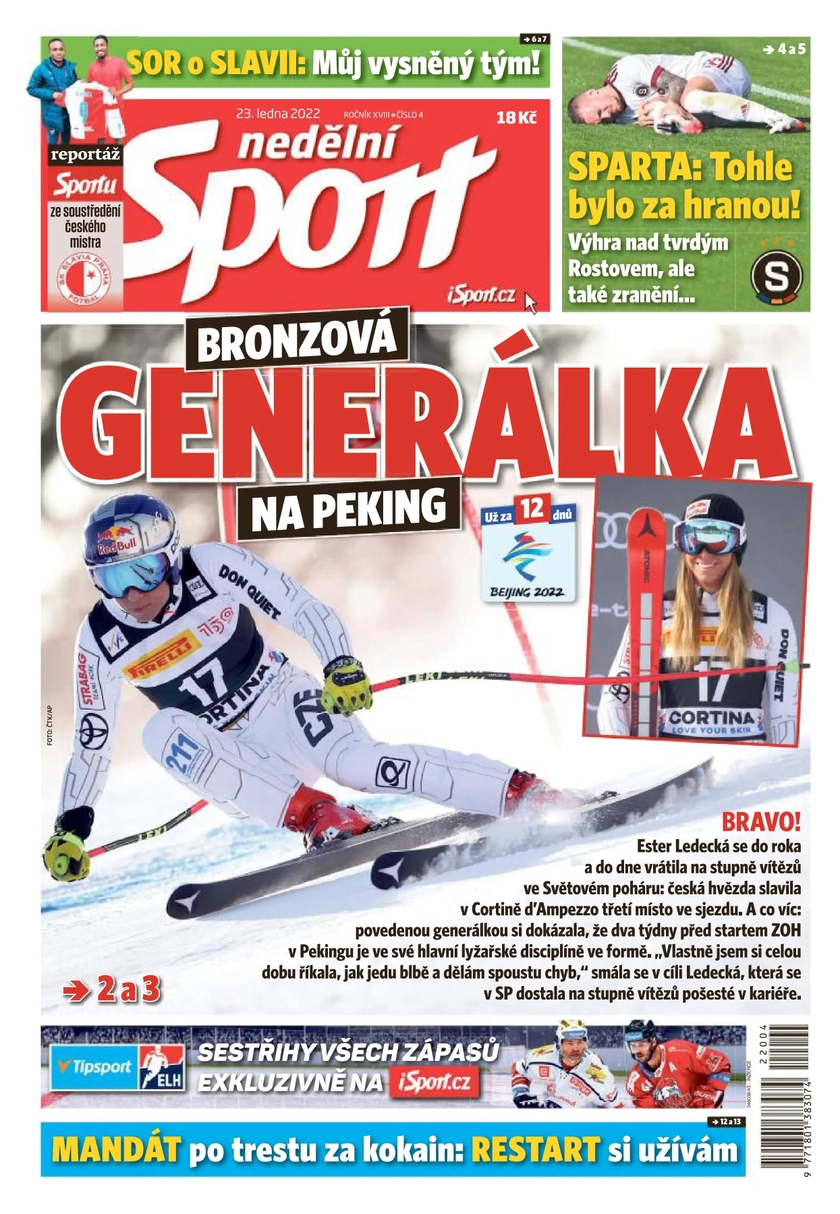 E-magazín nedělní Sport - 4/2022 - CZECH NEWS CENTER a. s.