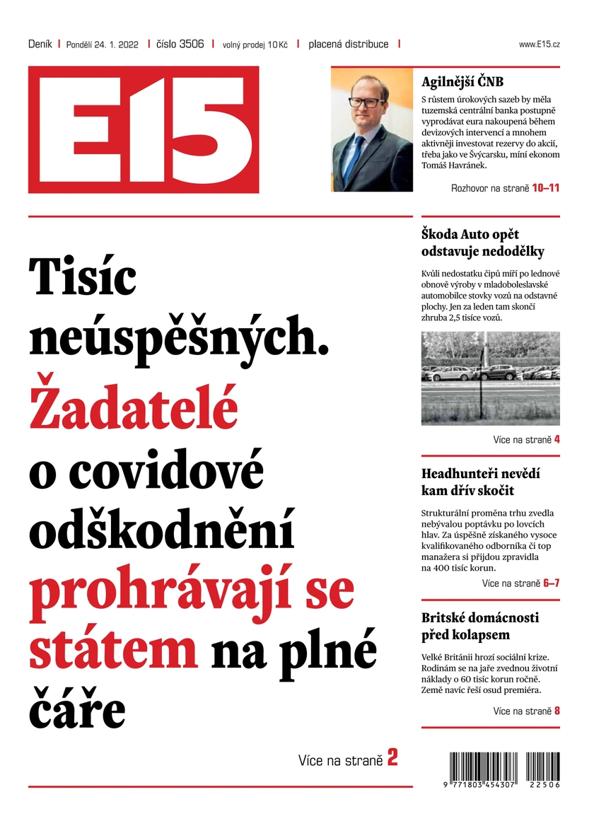 E-magazín e15 - 24.1.2022 - CZECH NEWS CENTER a. s.