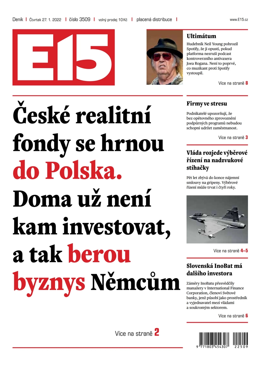 E-magazín e15 - 27.1.2022 - CZECH NEWS CENTER a. s.