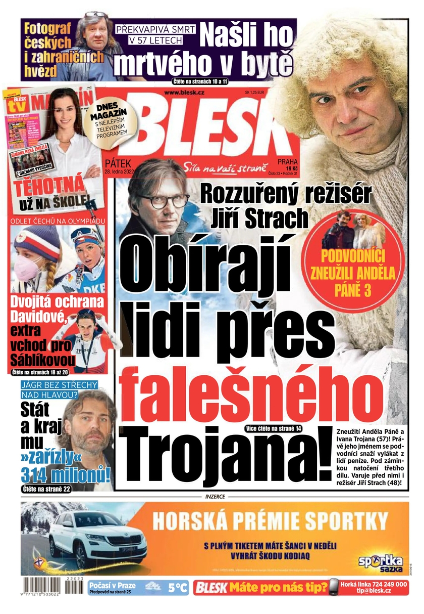 E-magazín BLESK - 28.1.2022 - CZECH NEWS CENTER a. s.