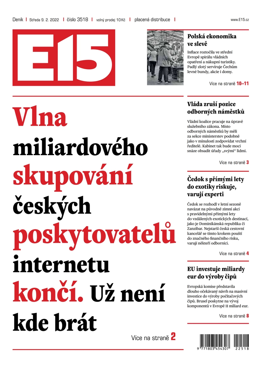 E-magazín e15 - 9.2.2022 - CZECH NEWS CENTER a. s.