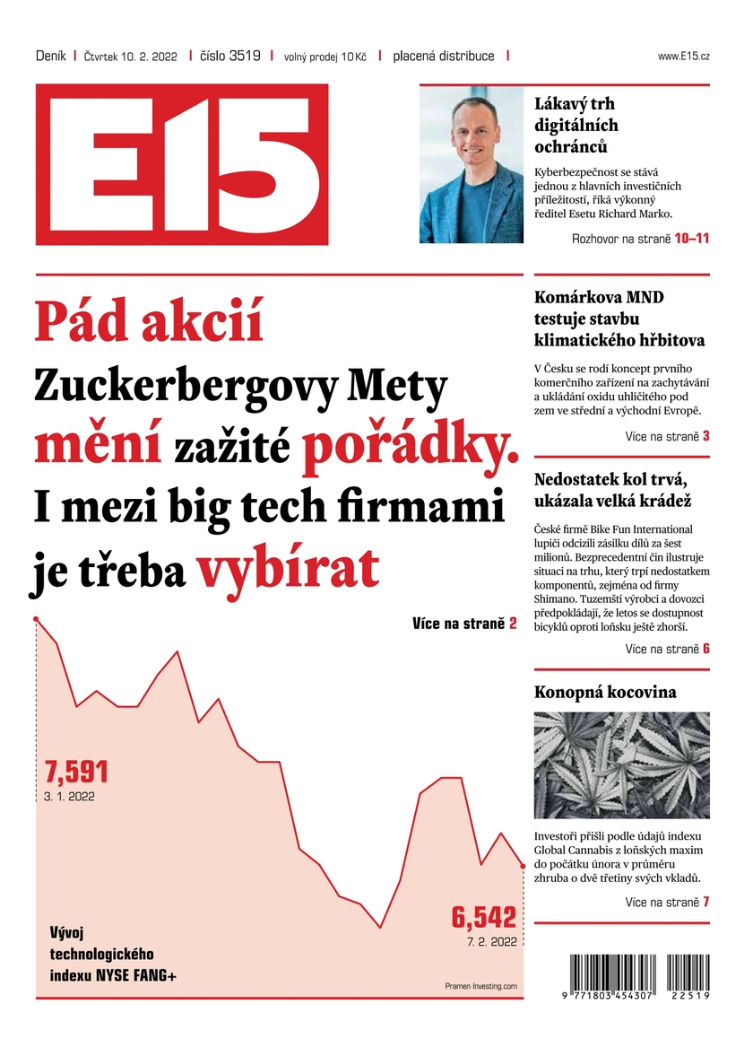 E-magazín e15 - 10.2.2022 - CZECH NEWS CENTER a. s.
